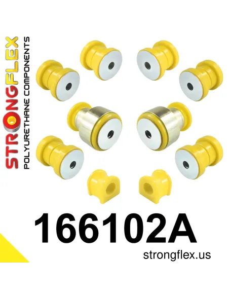 166102A: Front suspension bush kit SPORT