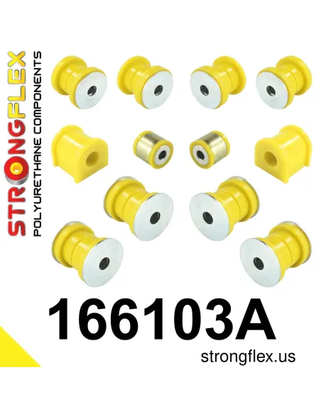 166103A: Rear suspension bush kit SPORT