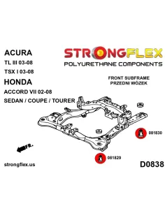 081830B: Front subframe – rear bush 2
