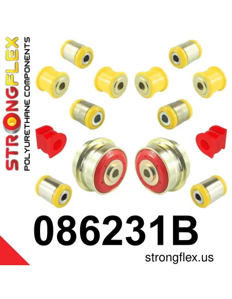 086231B: Rear suspension bush kit