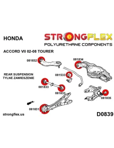 281271A: Rear beam mounting bush AWD SPORT 2