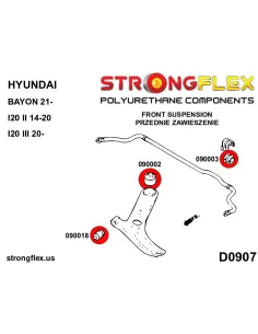 090002B: Front control arm – rear bush 2