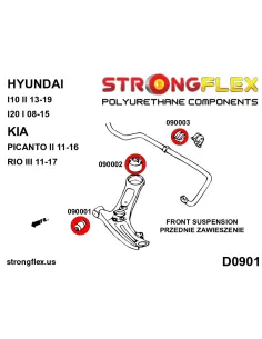 090003B: Front anti roll bar bush 2