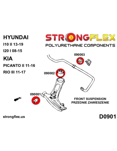 090003B: Front anti roll bar bush