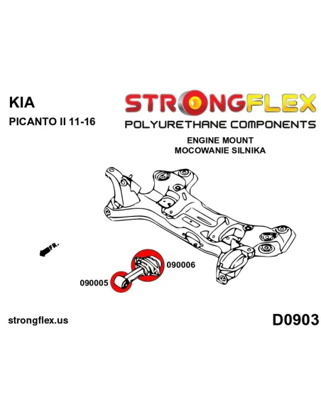 090005B: Gearbox mount bush