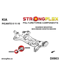090006B: Gearbox mount dog bone 2