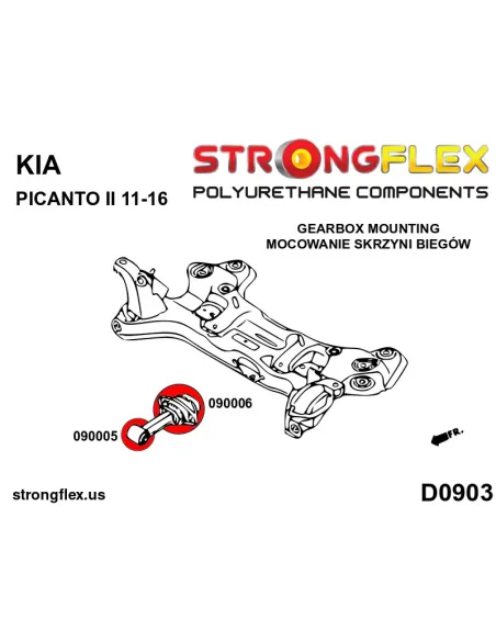 090006B: Gearbox mount dog bone