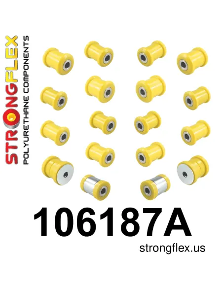 106187A: Rear suspension bush kit SPORT
