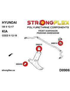 090009A: Front control arm – front bush SPORT 2