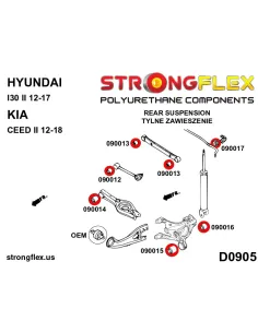 090016A: Rear shock absorber bush SPORT 2