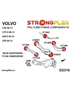 211999A: Rear diff mount - rear bush SPORT