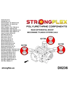 026275B: Full suspension polyurethane bush kit 2