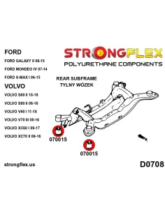 070015B: Rear subframe bush 2
