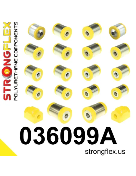 036099A: Rear suspension bush kit SPORT