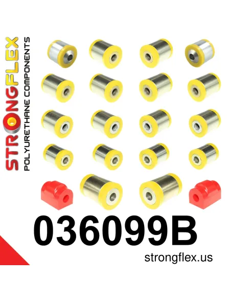 036099B: Rear suspension bush kit