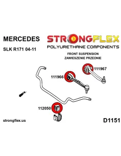 116278B: Front suspension bush kit 2