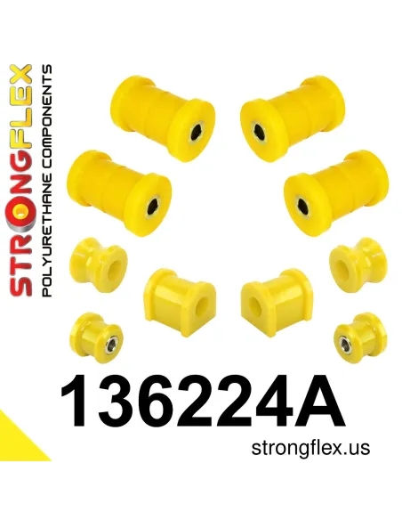 136224A: Rear suspension bush kit SPORT
