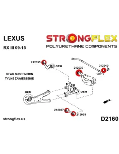 212038A: Rear lower rod – outer bush SPORT 2