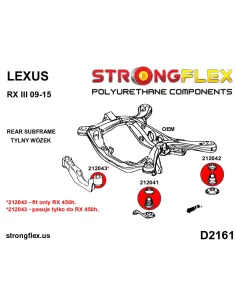 212042B: Rear subframe - front bush 2