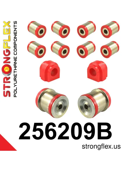 256209B: Rear suspension bush kit R53 JCW