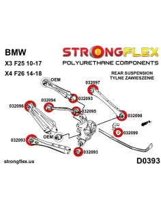 032097A: Rear control arm - inner bush SPORT 2