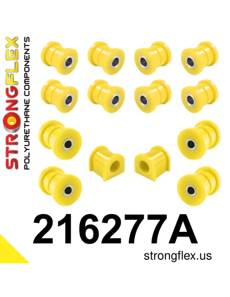 216277A: Rear suspension bush kit SPORT