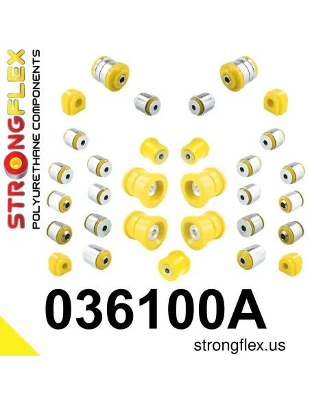 036100A: Full suspension polyurethane bush kit SPORT
