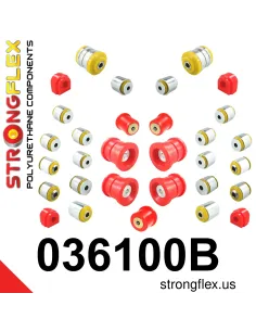 036100B: Full suspension polyurethane bush kit