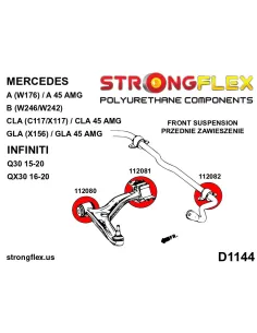 112082A: Front anti roll bar bush SPORT 2