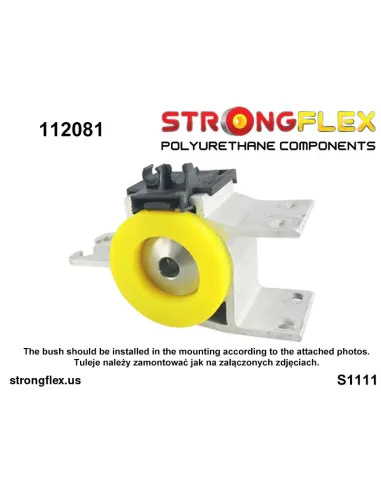 116280A: Front suspension bush kit SPORT