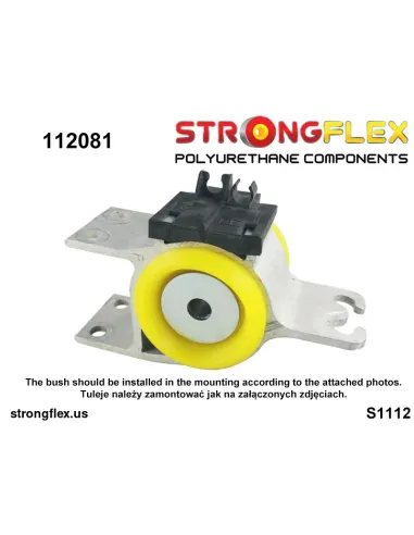 116280A: Front suspension bush kit SPORT
