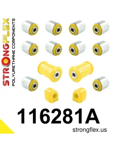 116281A: Rear suspension bush kit SPORT