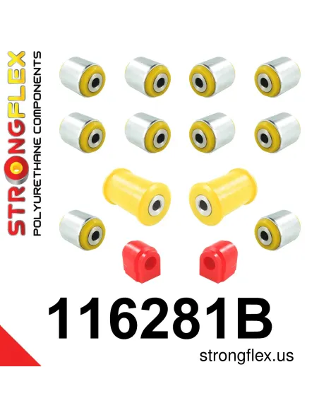 116281B: Rear suspension bush kit