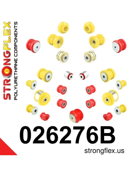 026276B: Full suspension polyurethane bush kit