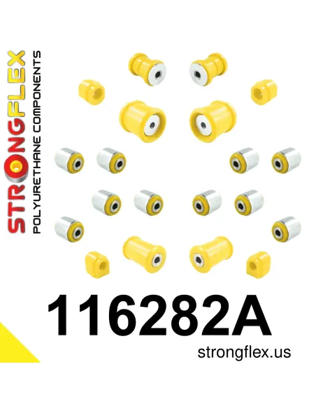 116282A: Full suspension polyurethane bush kit SPORT