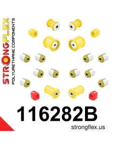 116282B: Full suspension polyurethane bush kit