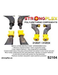 212027A: Front control arm – rear bush SPORT 2