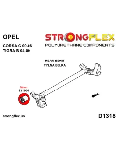 131964A: Rear beam bush 58mm SPORT 2