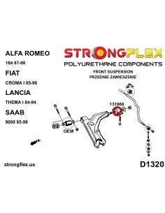 131966B: Front control arm – rear bush 2