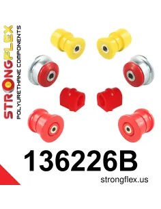 136226B: Front suspension and ream beam bush kit SPORT