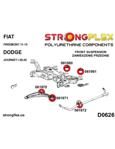 ゴールデンタイガー 226232a-front-suspension-bush-