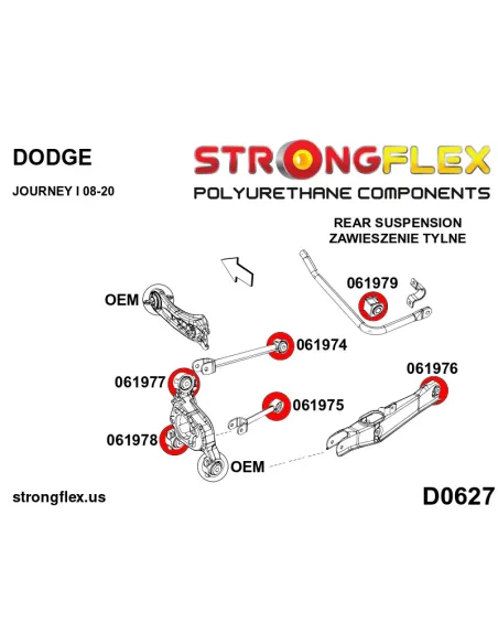 066075A: Full suspension bush kit SPORT