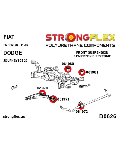 066082B: Full suspension bush kit