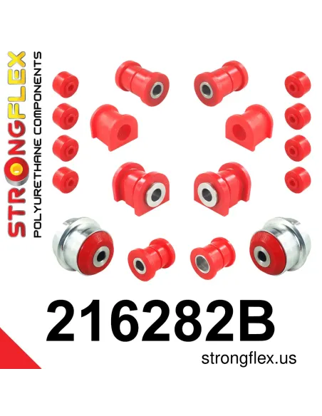 216282B: Front suspension and ream beam bush kit