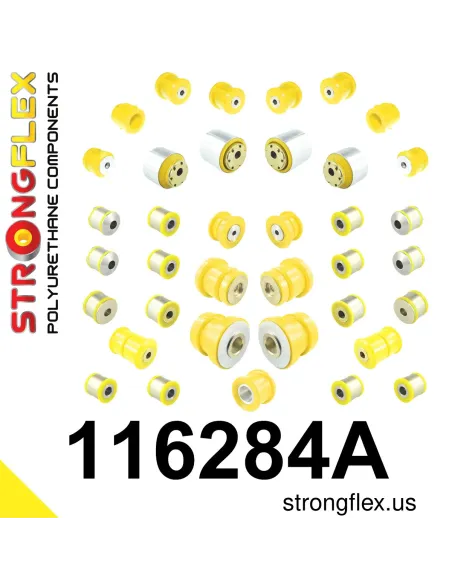 116284A: Full suspension polyurethane bush kit AMG SPORT