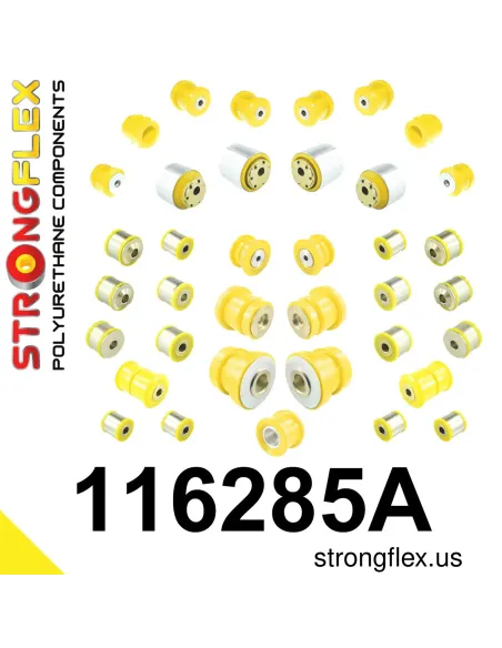 116285A: Full suspension polyurethane bush kit RWD SPORT