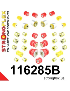 116285B: Full suspension polyurethane bush kit RWD