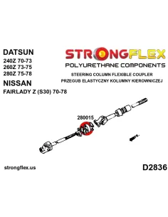 280015A: Steering column flexible coupler SPORT 2