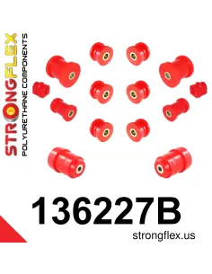 136227B: Full suspension polyurethane bush kit