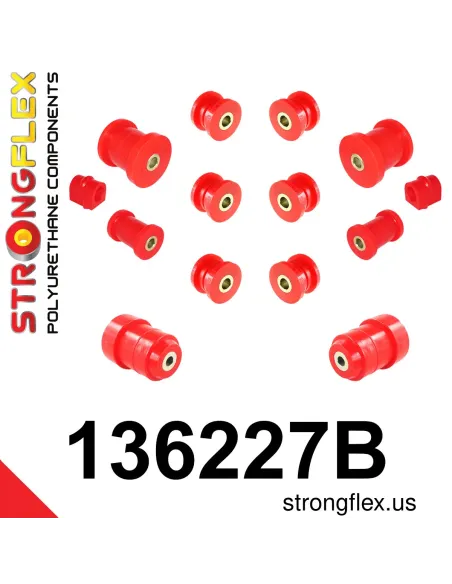 136227B: Full suspension polyurethane bush kit